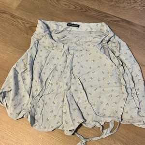 Brandy Melville wrap floral skirt